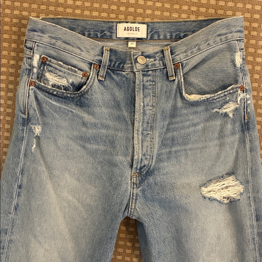 Agolde 90s Jean worn twice! Like new - Picture 4 of 11
